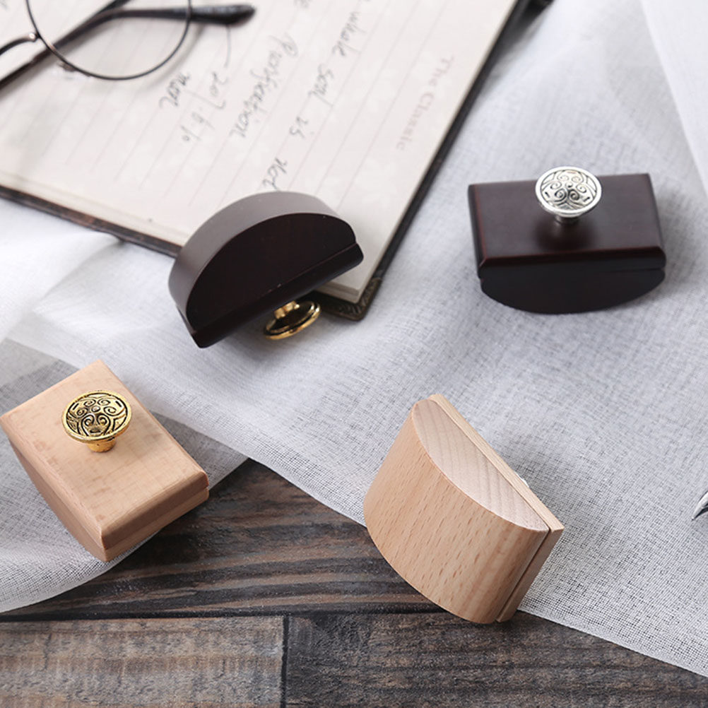 2Pcs Wood Rocker Blotter Porta - Ink Blotter Paper ulasan dan harga