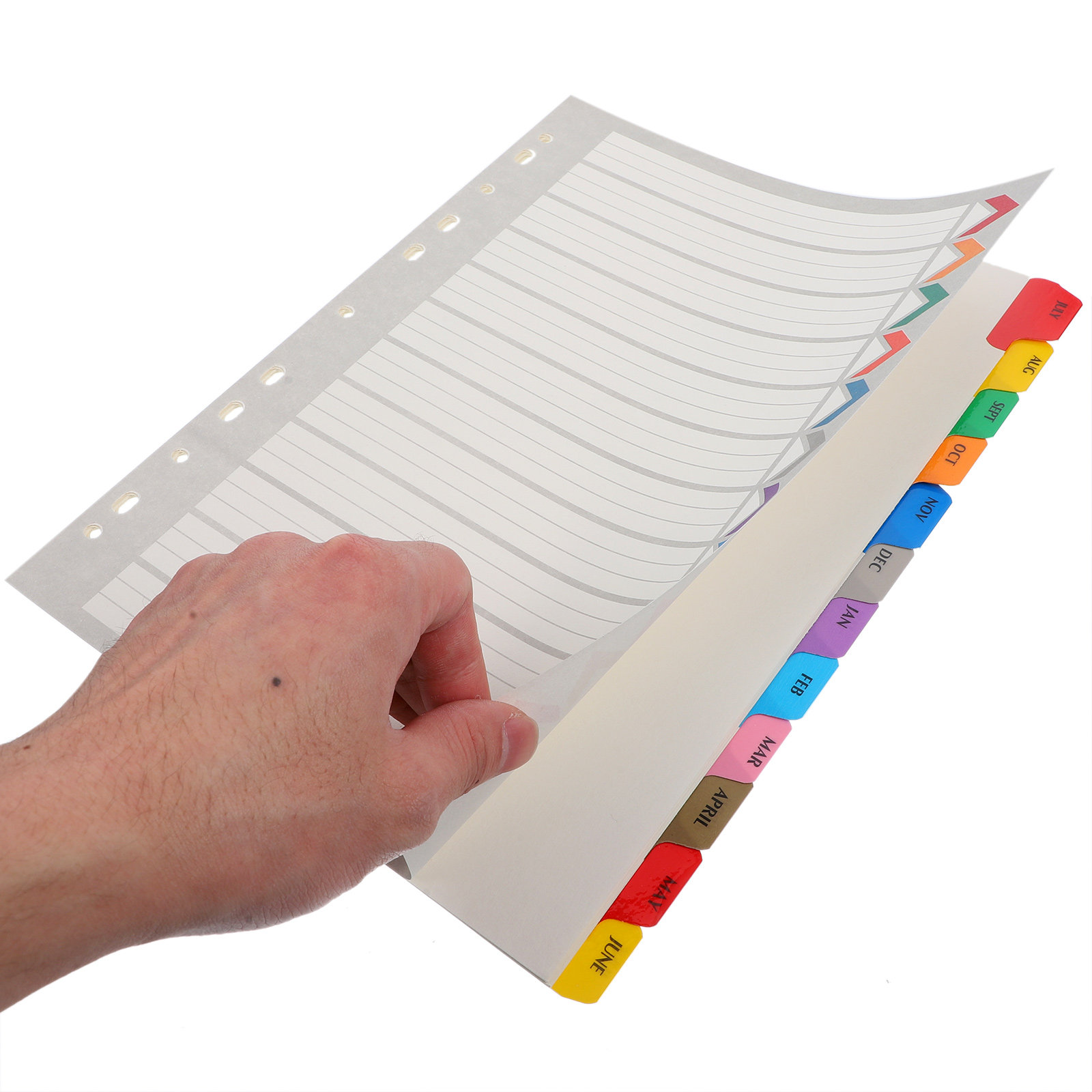 12Sheets A4 Binder Dividers In - Tab Divider A4 ulasan dan harga
