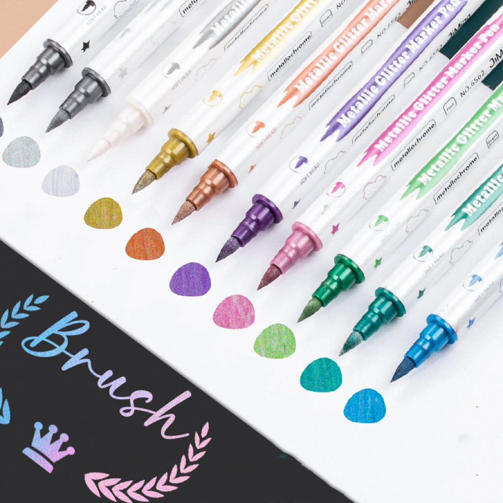 10Pcs Metallic Dual Tip Marker - Correction Pen Fine ulasan dan harga