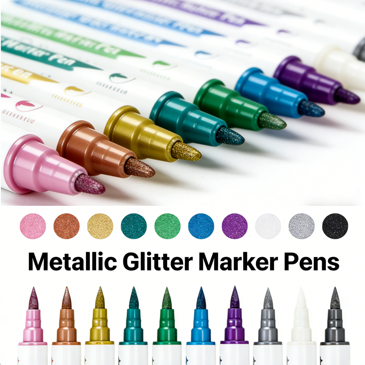 10Pcs Metallic Dual Tip Marker - Correction Pen Fine ulasan dan harga