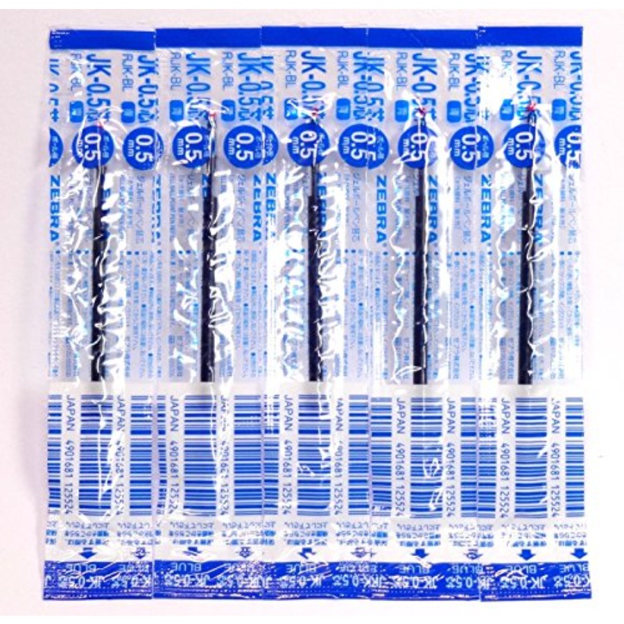 JK-0.5 Blue Ink Refill RJK-BL, - Gel Refill Pack ulasan dan harga