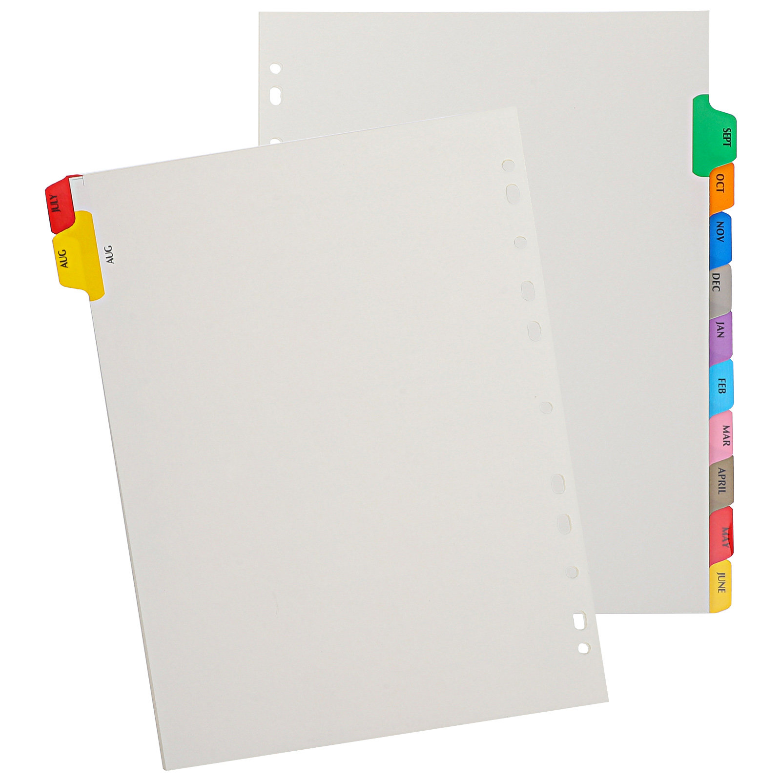 12 Sheets Thick Detachable Bin - Tab Divider A4 ulasan dan harga