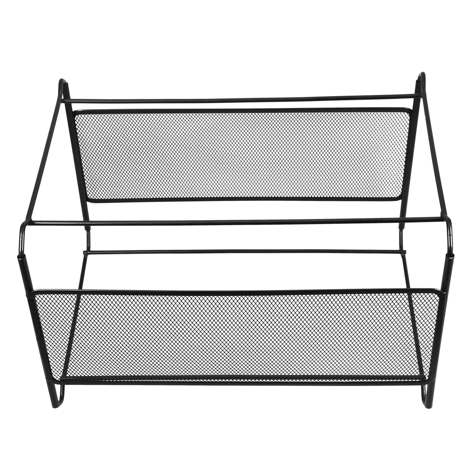 Iron Mesh File Holder Desktop  - Magazine Holder Rack ulasan dan harga