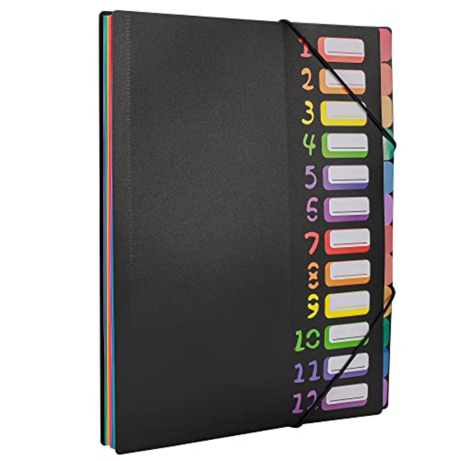 Edufun Rainbow Tab Expanding F - Tab Divider A4 ulasan dan harga