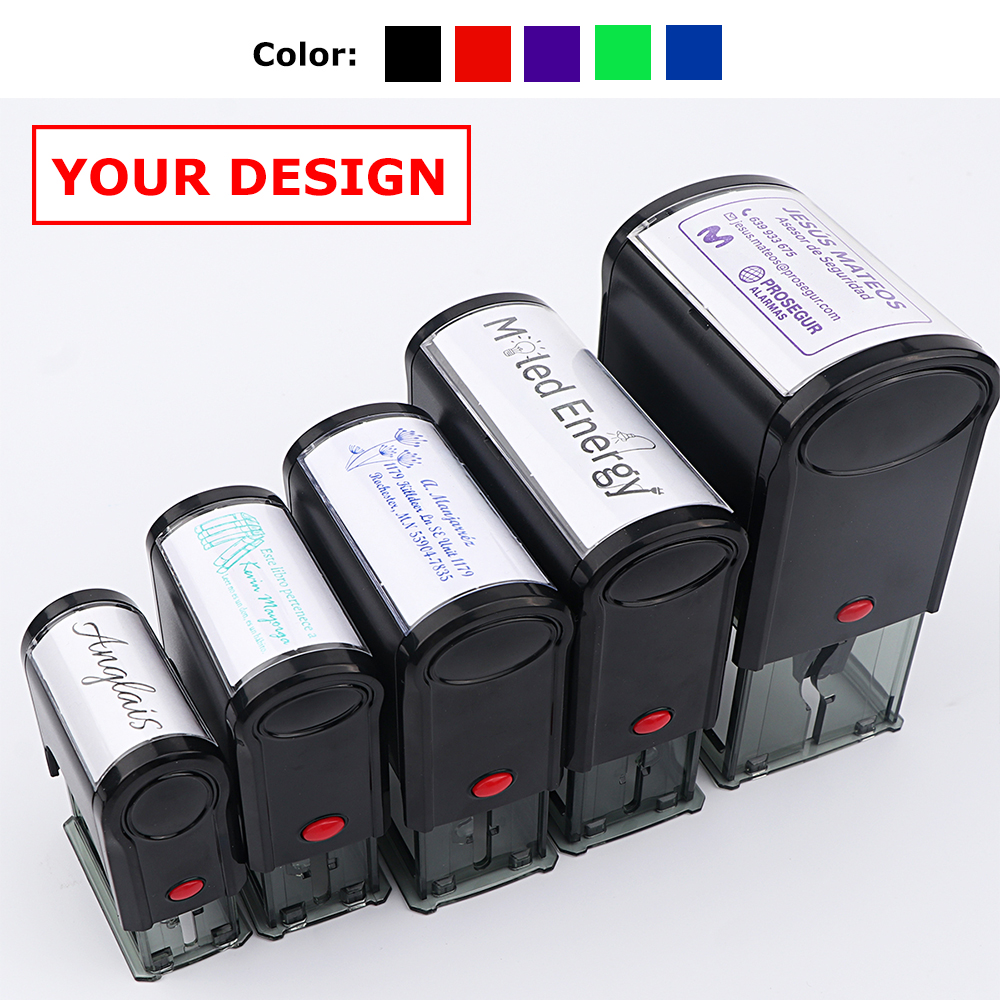 Rectangle Pattern Custom Self- - Rubber Date Stamp ulasan dan harga