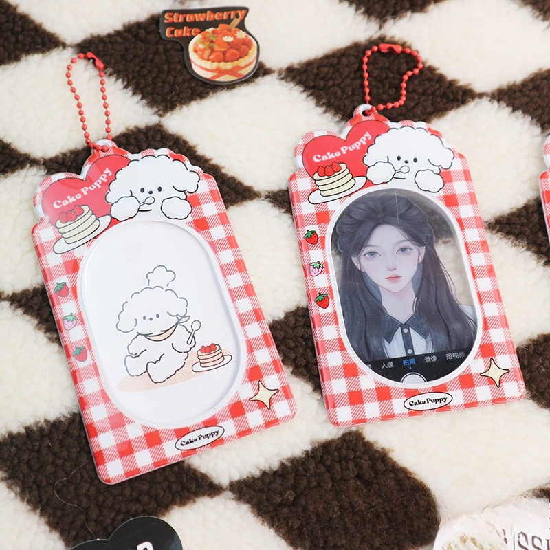 Cute 3 Inch Cartoon Dog Polaro - Index Card Holder ulasan dan harga