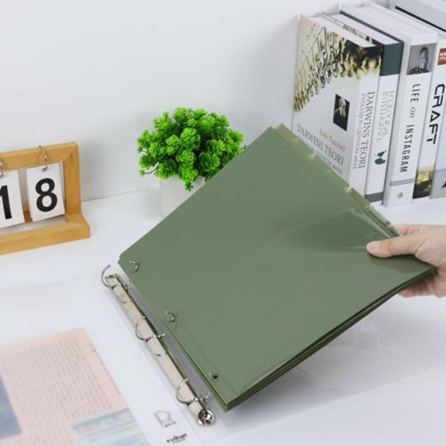 Binder Dividers with Pockets 8 - Tab Divider A4 ulasan dan harga