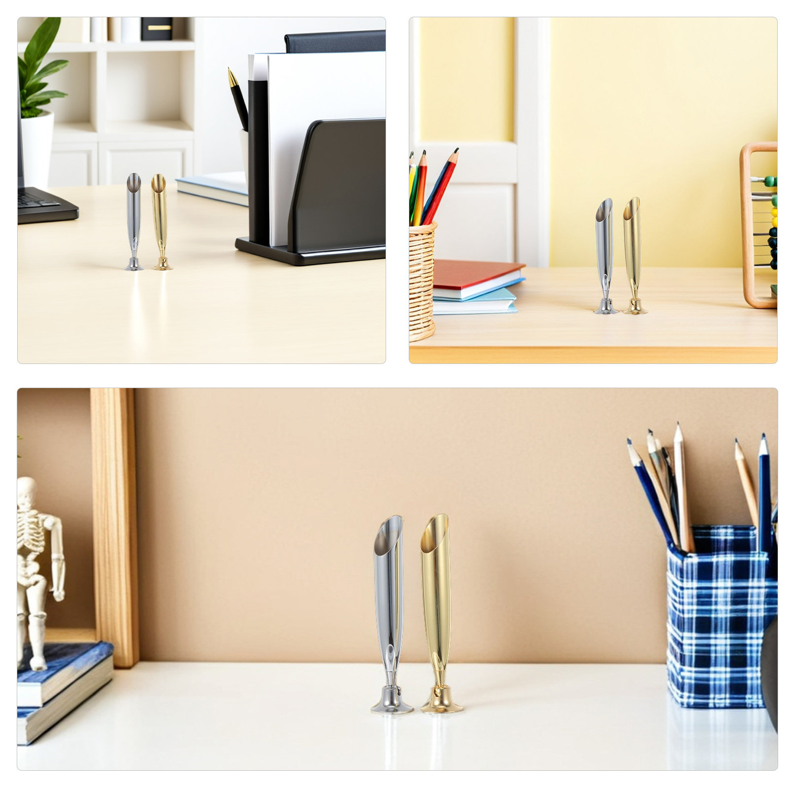 3Pcs Pen Rest Stand Stainless  - Pen Rest Single ulasan dan harga