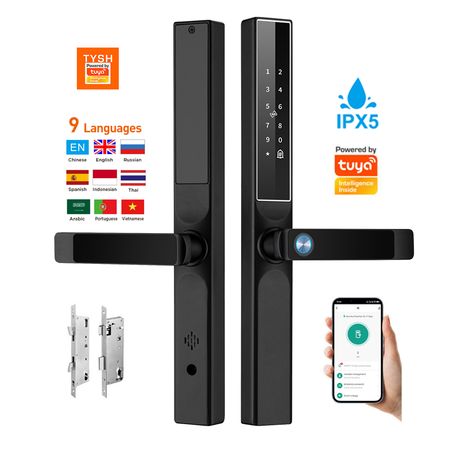 Tuya App Fingerprint Door Lock - Letter Opener Brass ulasan dan harga