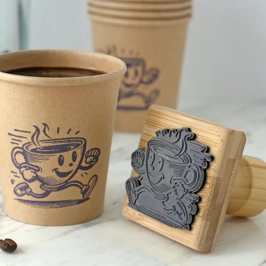 Custom Wooden Stamp Personaliz - Rubber Date Stamp ulasan dan harga