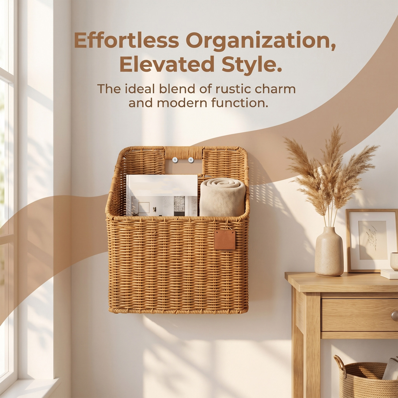 Magazine Holder Wall Basket De - Magazine Holder Rack ulasan dan harga