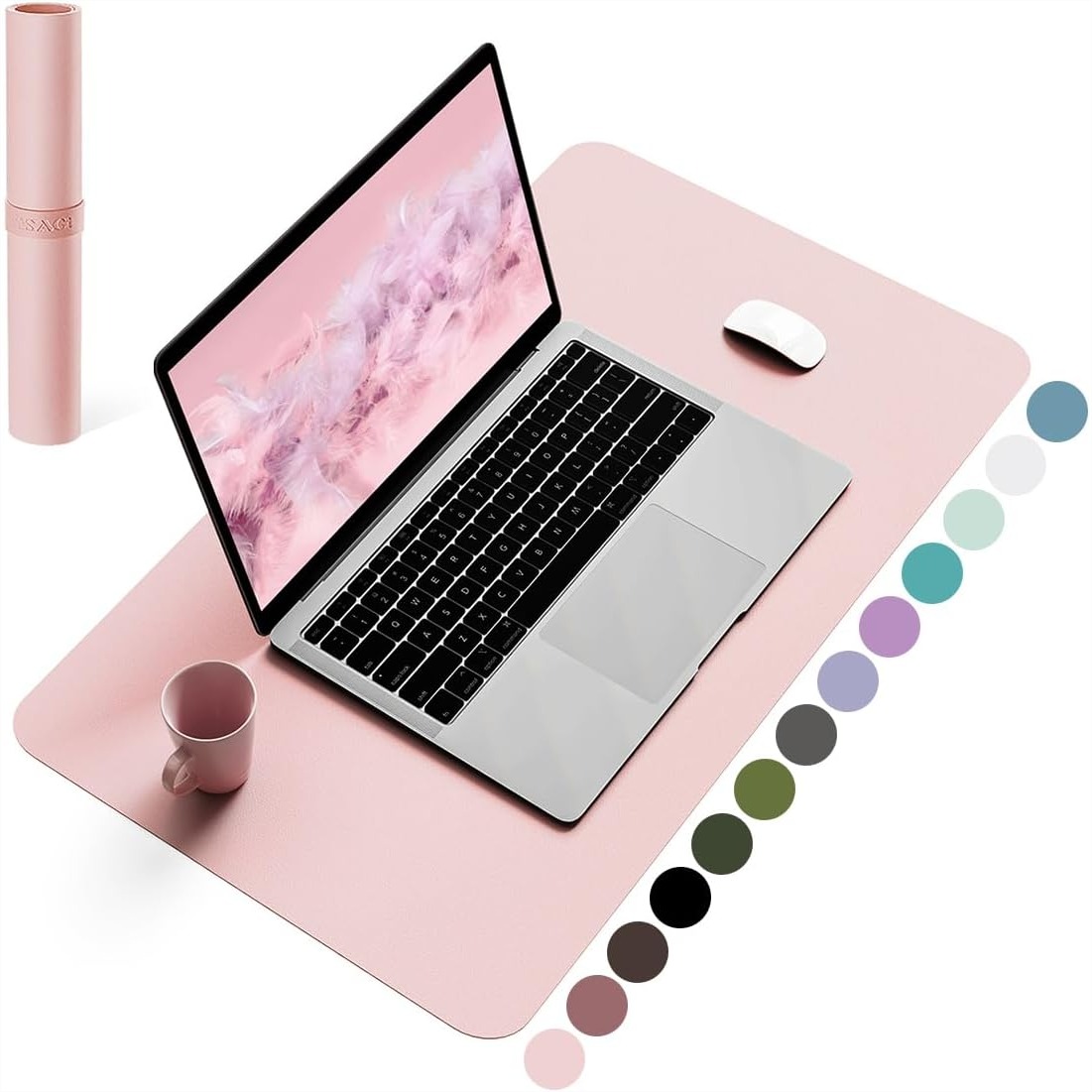 Non-Slip Leather Desk Pad, Wat - Leather Desk Pad ulasan dan harga