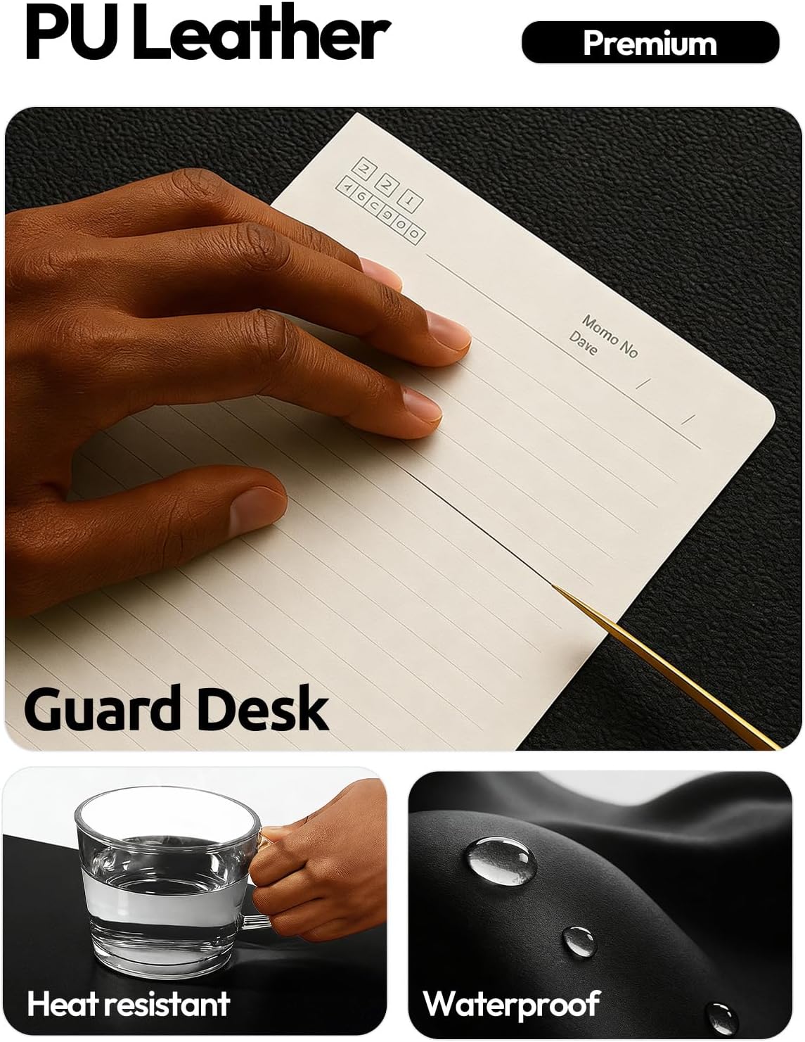 Large Leather Desk Pad Protect - Leather Desk Pad ulasan dan harga