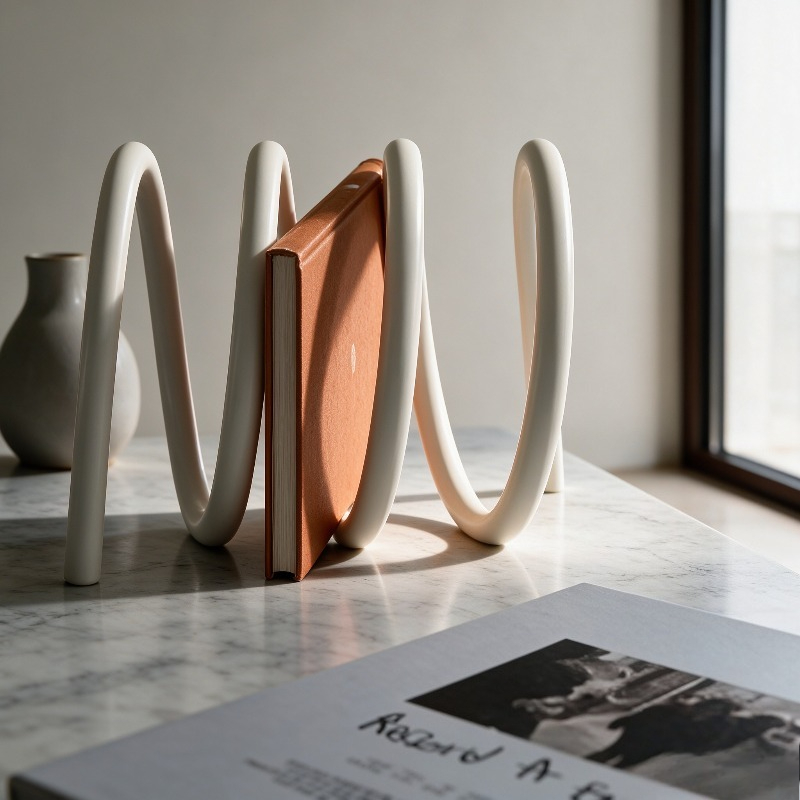 Dopamine Color Rotating Booksh - Magazine Holder Rack ulasan dan harga
