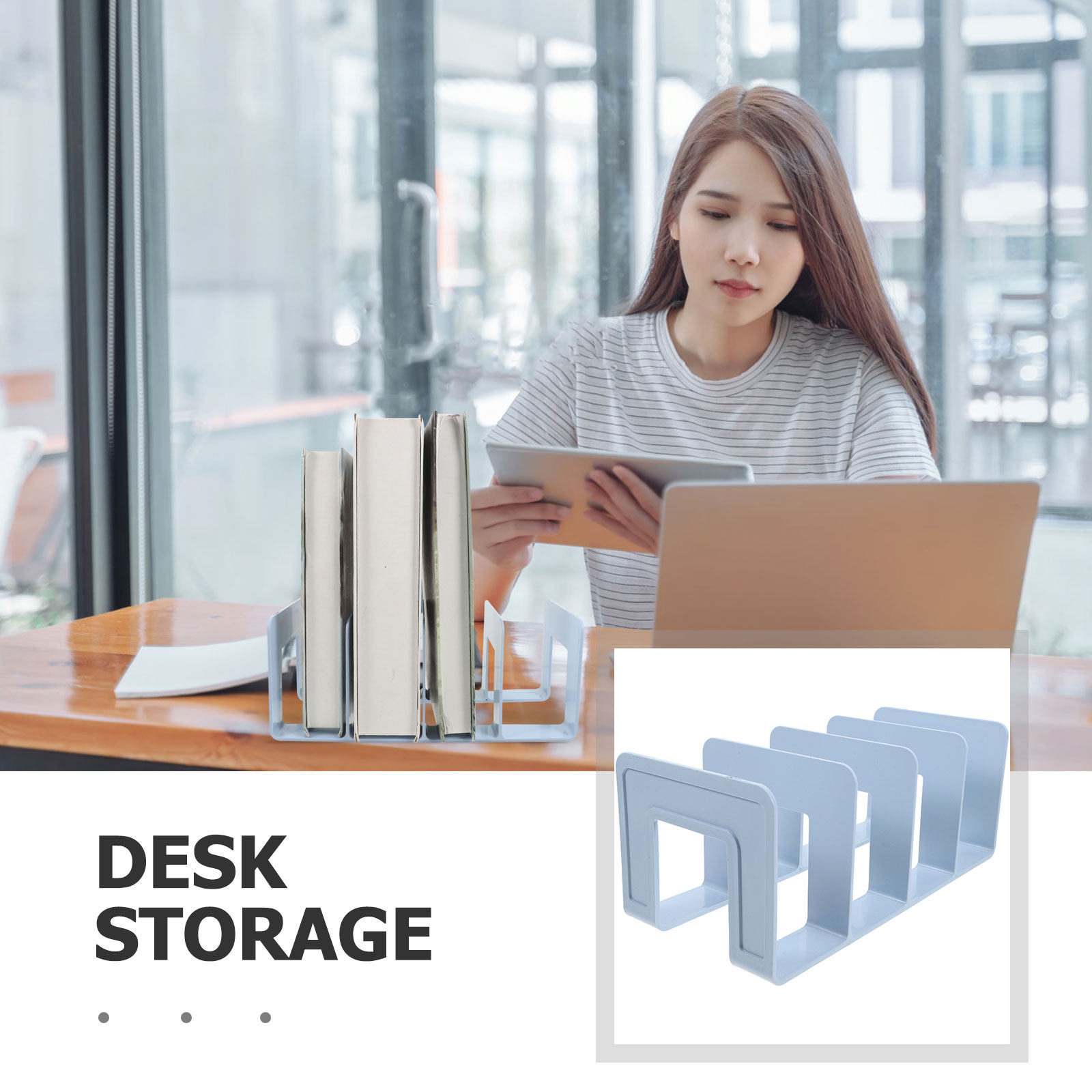 Desktop Office Organizer Book  - Magazine Holder Rack ulasan dan harga