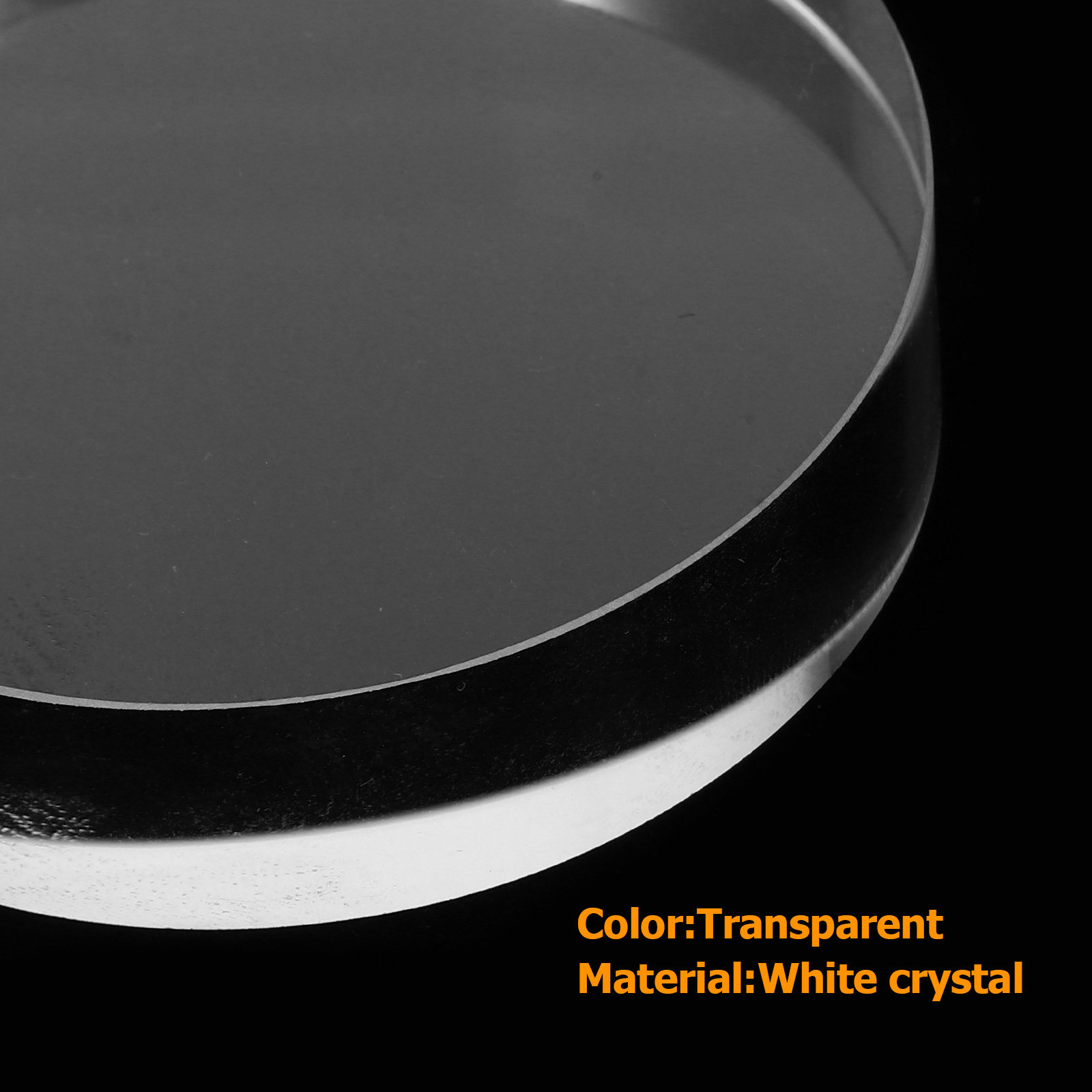 Clear Round Crystal Glass Pape - Paper Weight Crystal ulasan dan harga